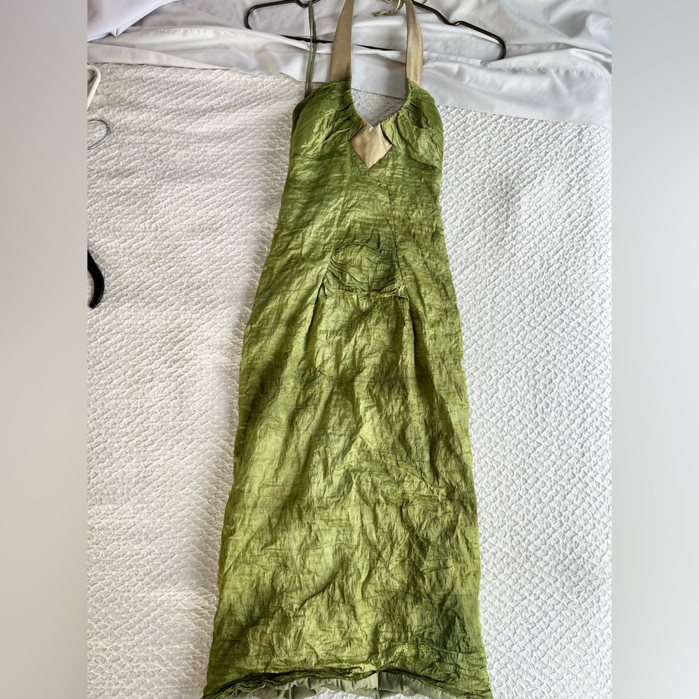 Spring Green Midi Dress